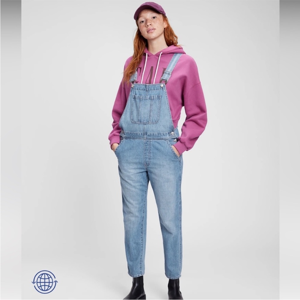 NWT! GAP Denim Overalls with Washwell - Size Large 🩷832006